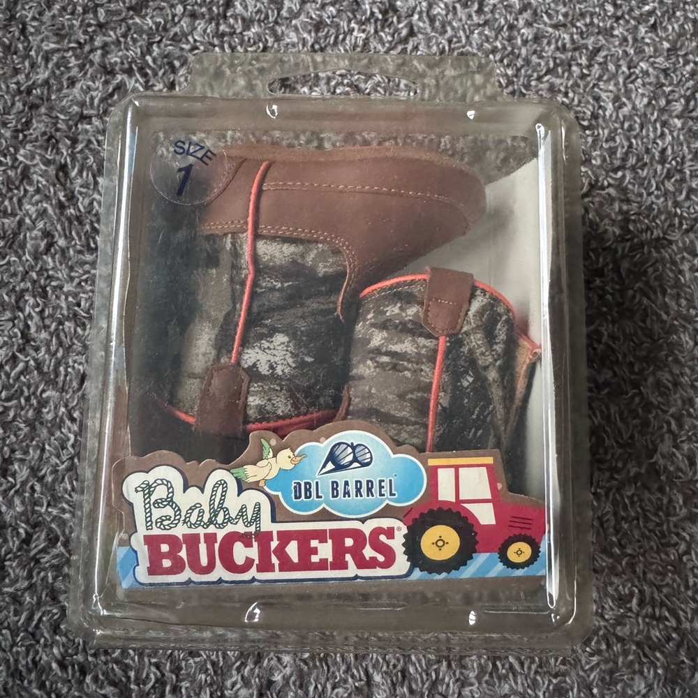 Baby Buckers DBL Barrel Camo Boots